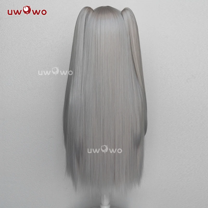 【Pre-sale】Uwowo Game Azur Lane Halford Bunny Cosplay Wig Long Grey Hair - Image 4