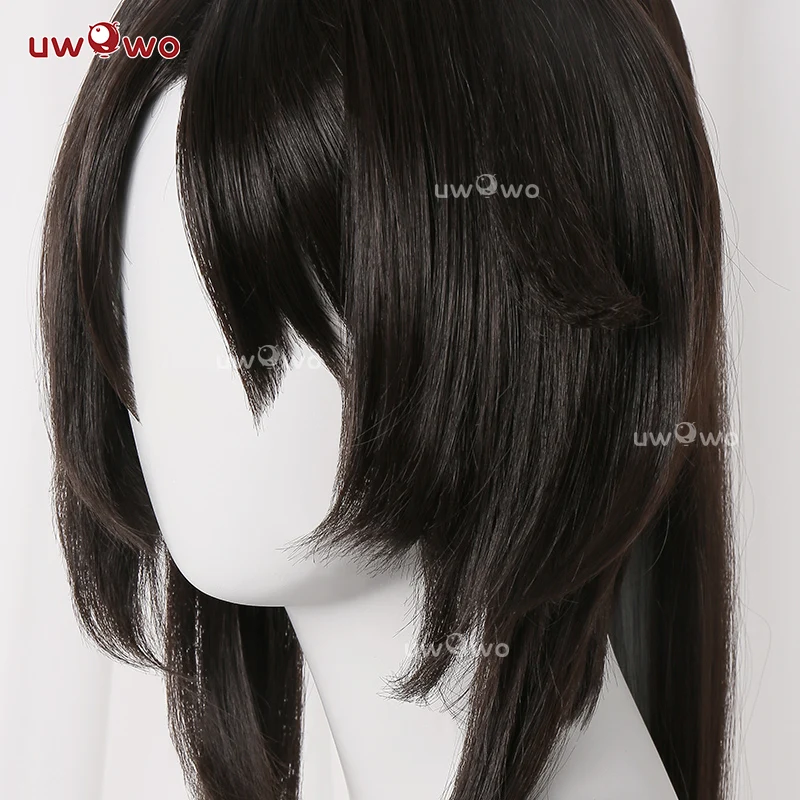 Uwowo Game Zenless Zone Zero/ZZZ Nekomata Nekomiya Mana Cosplay Wig  Long Dark Brown Hair - Image 5
