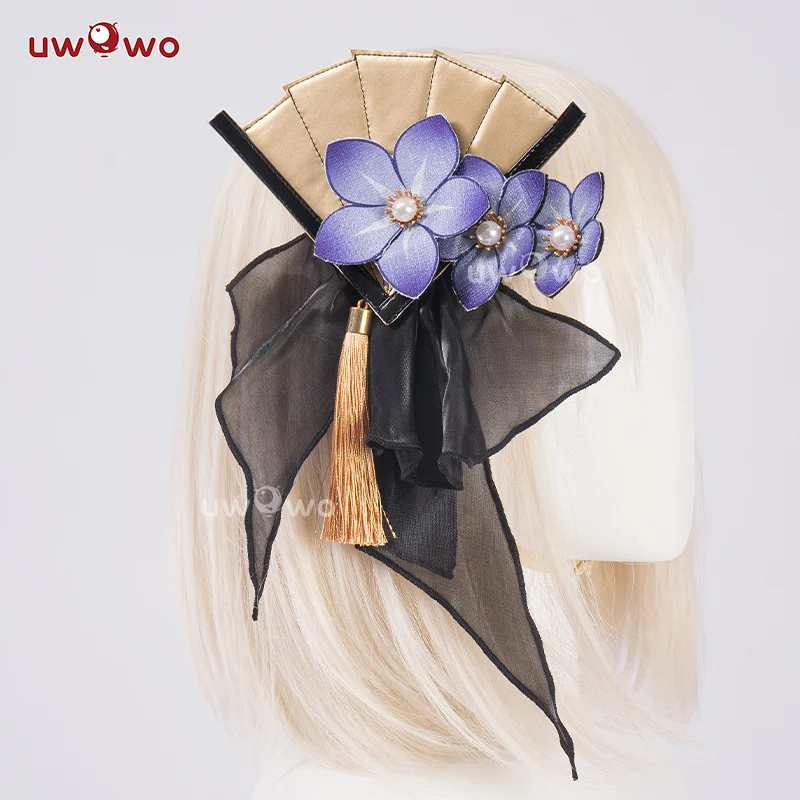 [Last Batch] INSTOCK Uwowo Genshin Impact Baal Raiden Shogun Detective Fanart Casual Cosplay Costume S-3XL - Image 4