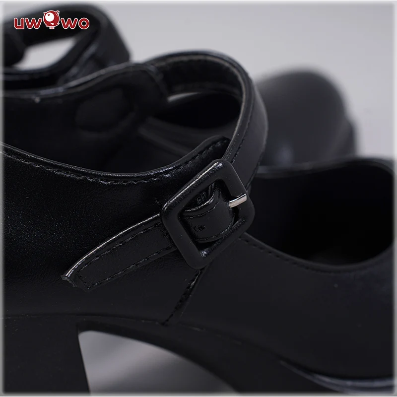 Uwowo Genshin Impact Fanart Cosplay Shoes Fischl Maid Dress Cosplay Shoes - Image 5