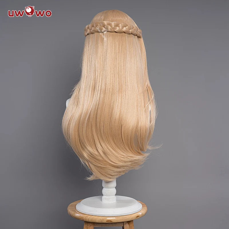 Uwowo Genshin Impact: Fischl  Wig Amy Gothic Electro New Skin Mondstadt Cosplay Wig Long Hair - Image 2