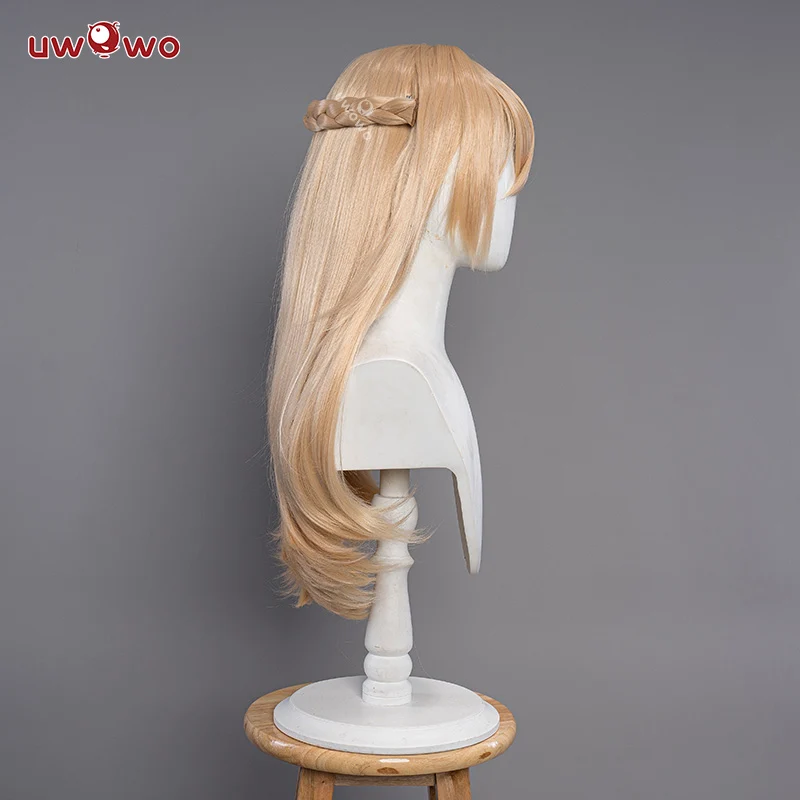 Uwowo Genshin Impact: Fischl  Wig Amy Gothic Electro New Skin Mondstadt Cosplay Wig Long Hair - Image 4