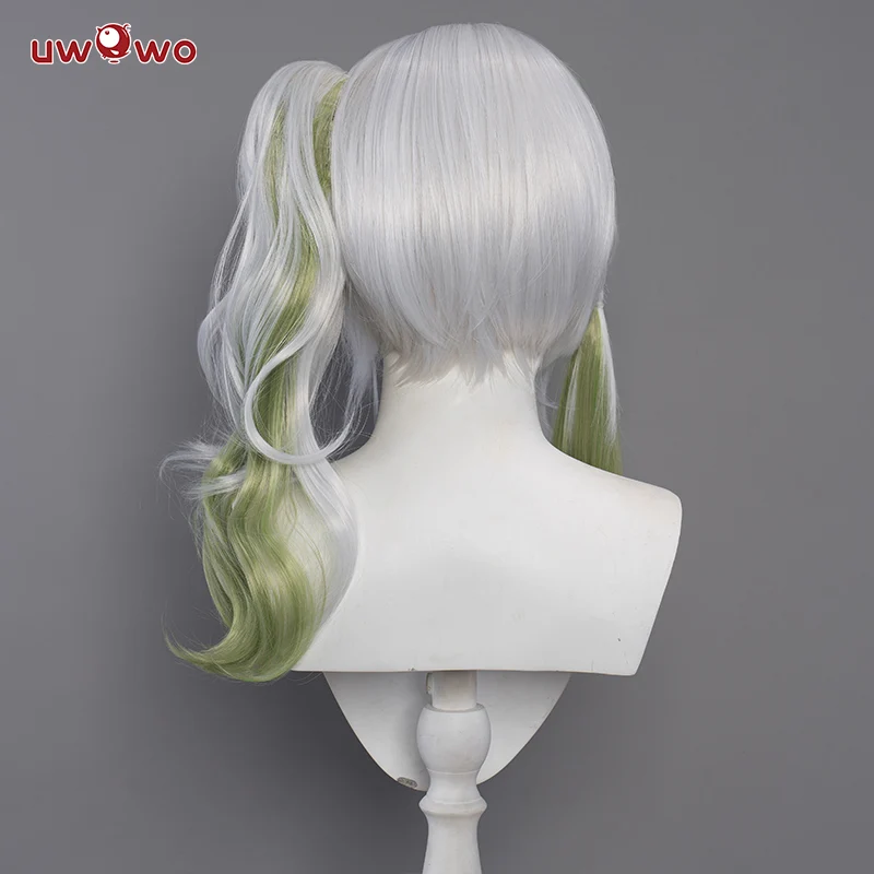 Uwowo Genshin Impact: Nahida Sumeru Dendro Archon God Loli Cosplay Wig Hahida Wig - Image 3