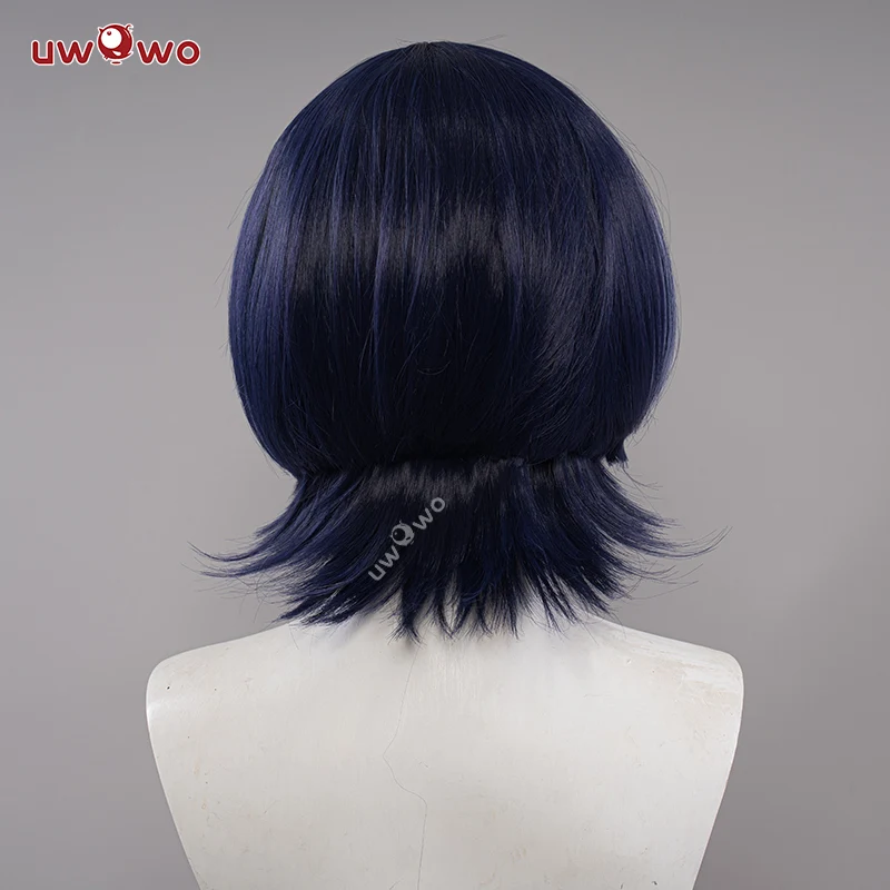 【Pre-sale】Uwowo Genshin Impact Wanderer Scaramouche Sumeru Anemo Cosplay Wig Short Hair - Image 4