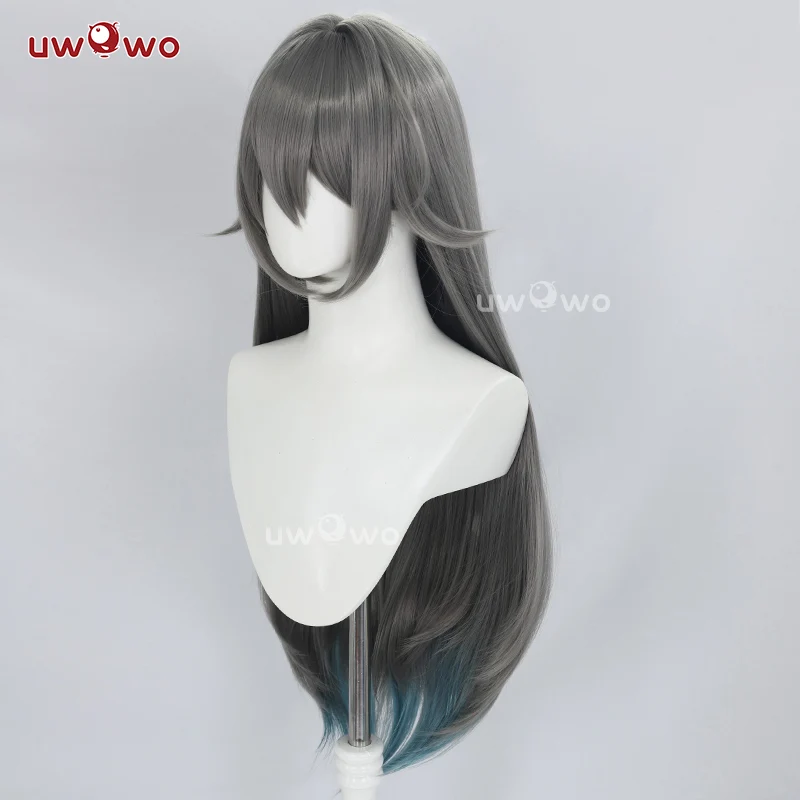 【Pre-sale】Uwowo Honkai Impact 3: Vita Lone Planetfarer Cosplay Wig Long Gray Hair - Image 3