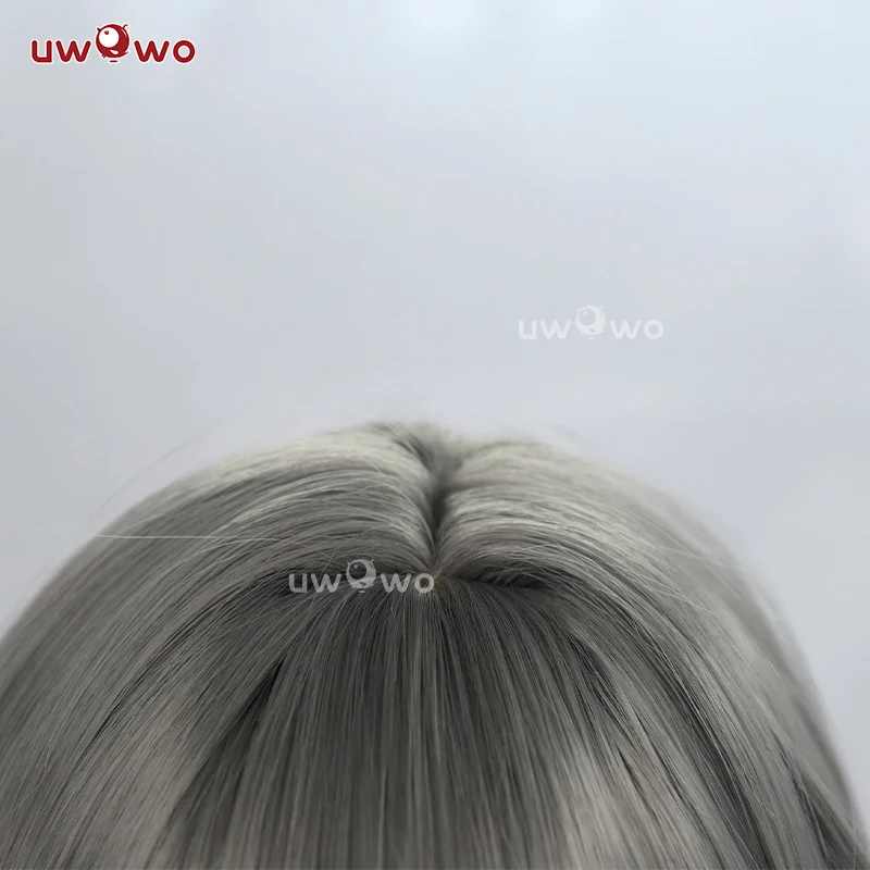 【Pre-sale】Uwowo Honkai Impact 3: Vita Lone Planetfarer Cosplay Wig Long Gray Hair - Image 6