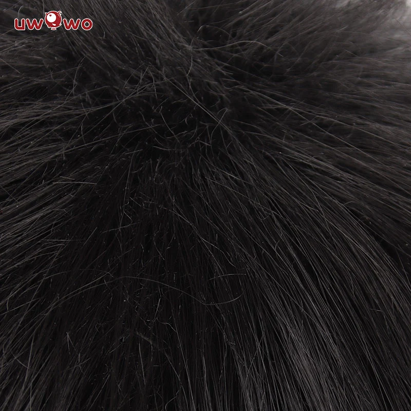 Uwowo Honkai Star Rail Cosplay Wig Dan Heng Cosplay Wig Black Short Hair - Image 6