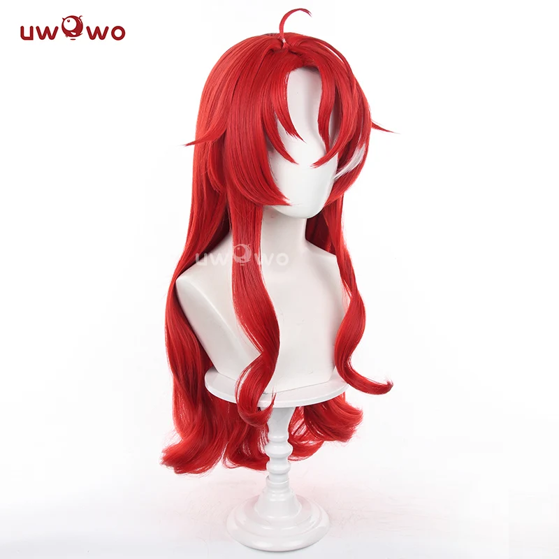 Uwowo Honkai: Star Rail  Cosplay Wig Long Red Hair - Image 2