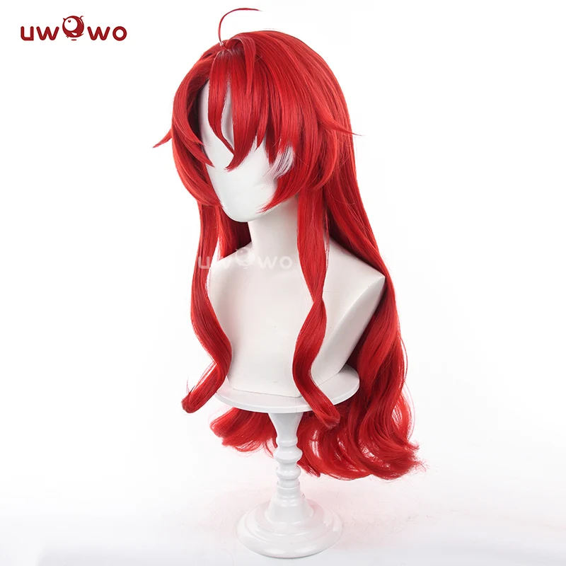 Uwowo Honkai: Star Rail  Cosplay Wig Long Red Hair - Image 3