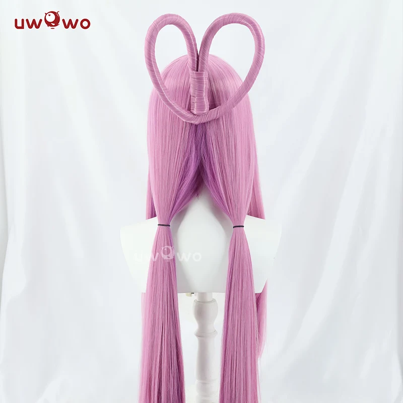 Uwowo Honkai Star Rail HSR Fuxuan Cosplay Wig Light Purple Long Hair - Image 5