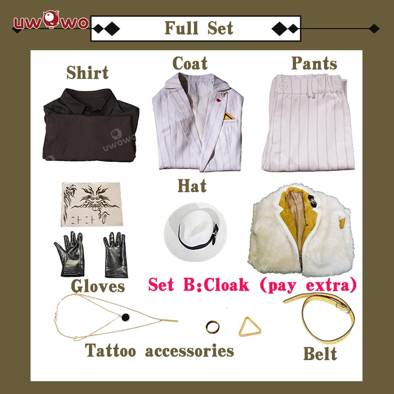 Uwowo NIJISANJI Cosplay Vtuber Luca Kaneshiro Cosplay Luca Costume - Image 4