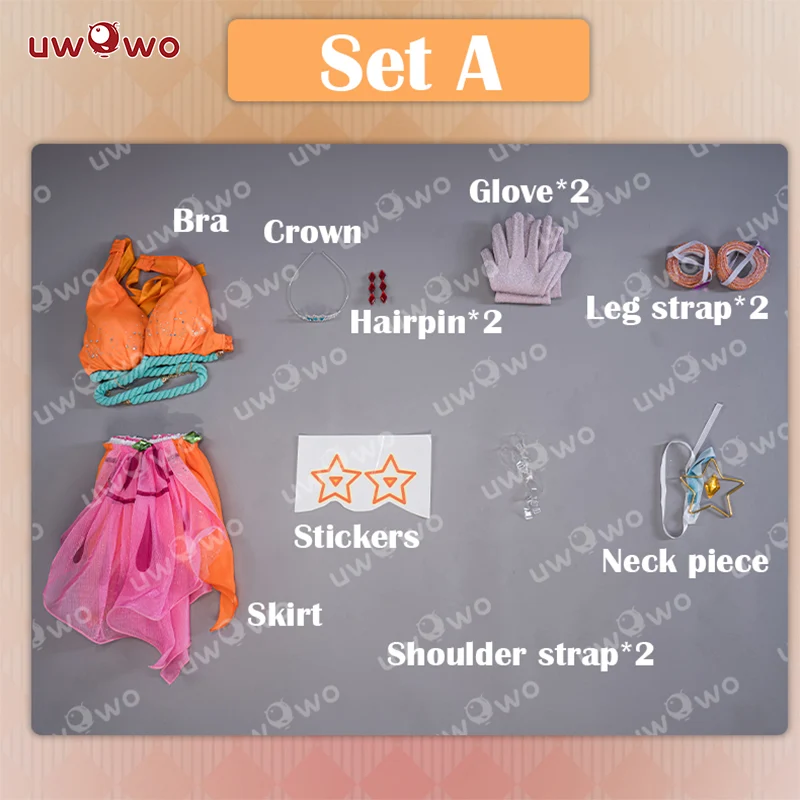 Uwowo Princess Cosplay Season 3 Stellaa Dress Costume Wings - Image 6