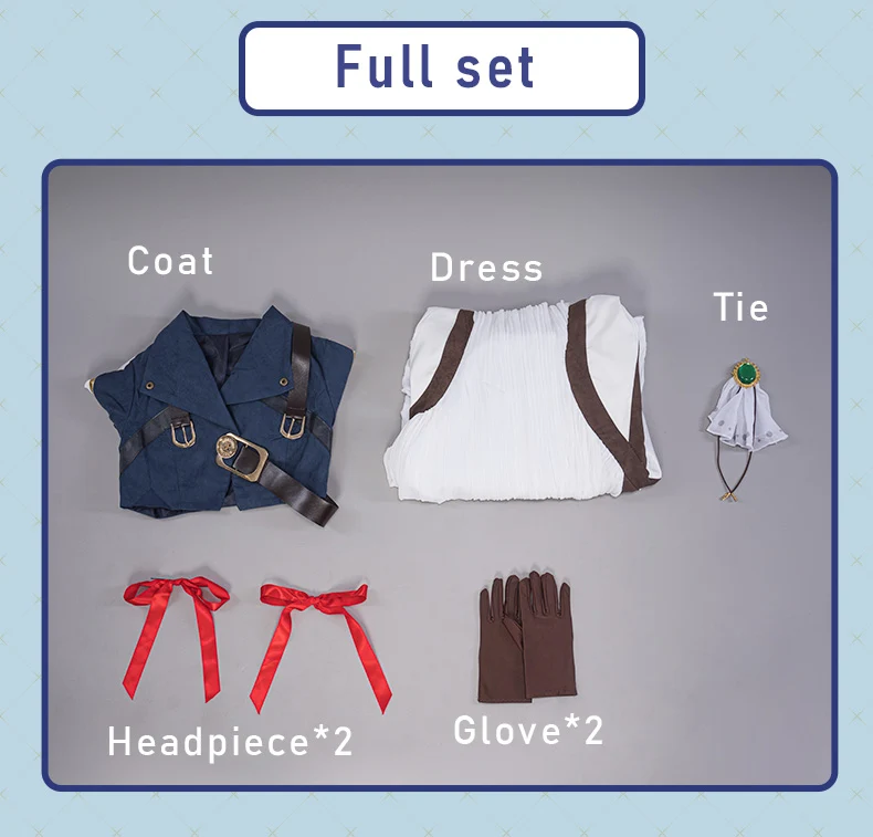Uwowo Collab Series: Anime Violet Evergarden Cosplay Violet cosplay Costume Women Dress - Image 6