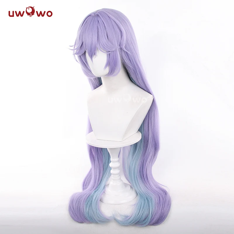 INSTOCK Uwowo Wuthering Waves Cantarella Jellyfish Cosplay Wig Long Light Purple Hair - Image 5