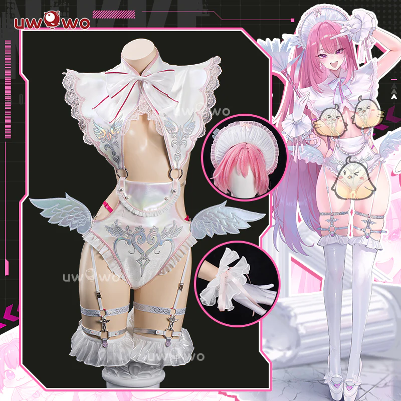 JUL PRESALE Uwowo Game NIKKE Dorothy Angelic Maid Fanart Cosplay Costume S-3XL