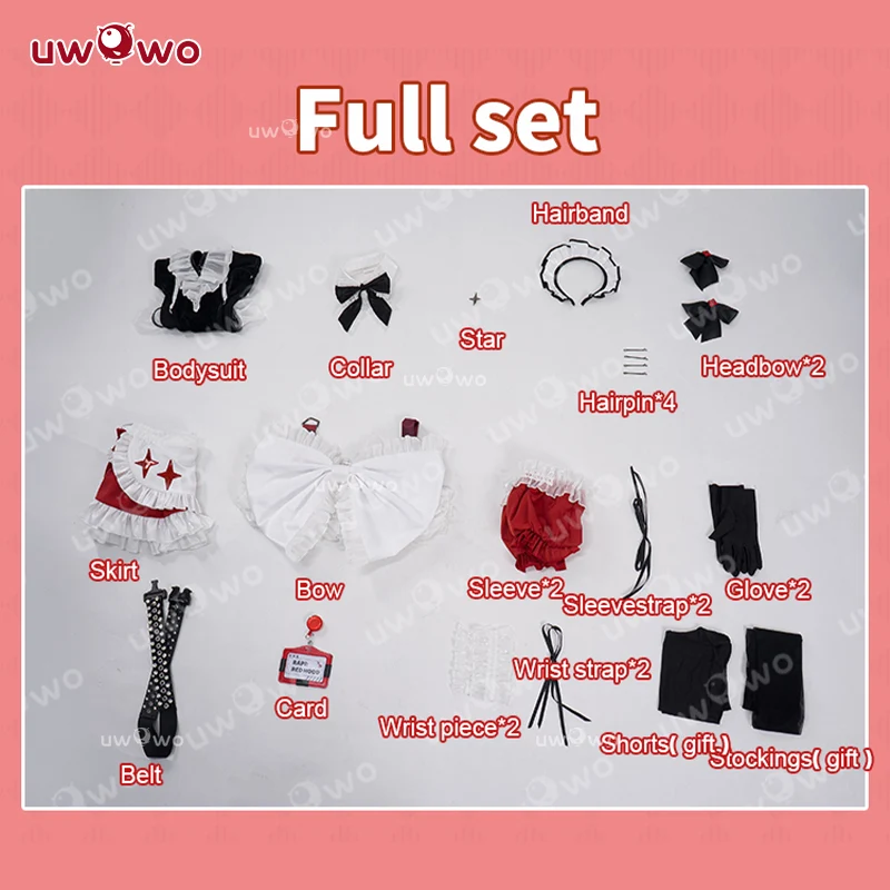 JUL PRESALE Uwowo Game NIKKE Rapi Café Maid Cosplay Costume - Image 5