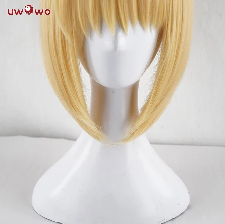 【Pre-sale】UWOWO Fate Grand Order Nero 35cm long Gold Lace None Cosplay Wig - Image 3