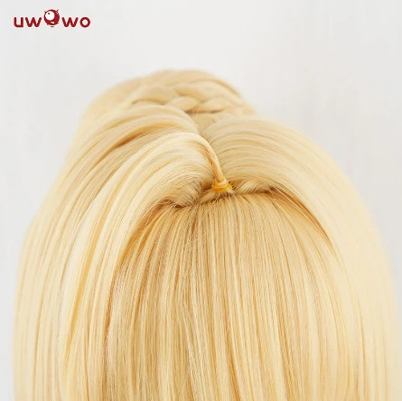 【Pre-sale】UWOWO Fate Grand Order Nero 35cm long Gold Lace None Cosplay Wig - Image 4