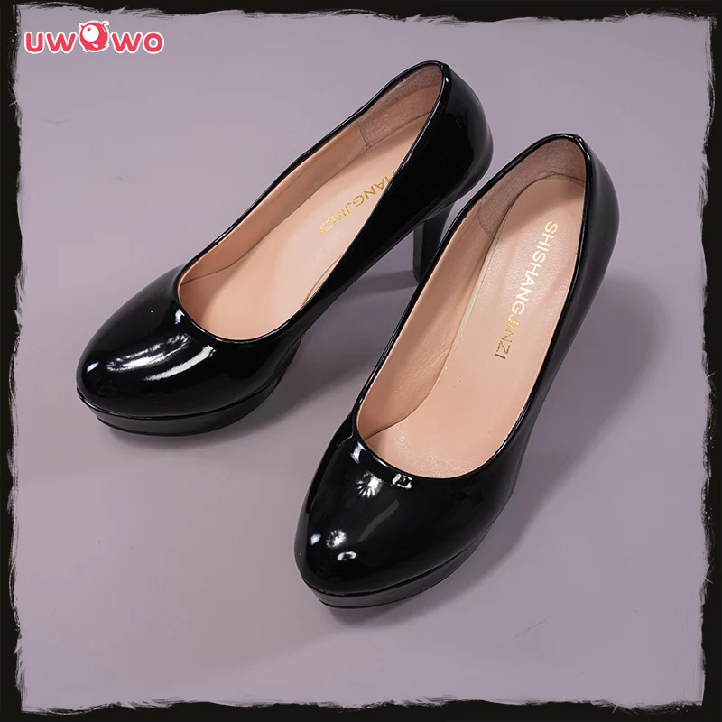 Uwowo All-Match Copslay Shoes Black High Heels Syndra,2B Shoes - Image 4