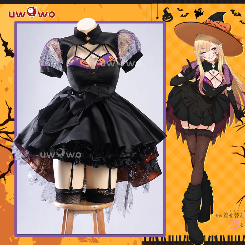 S-3XL INTOCK Uwowo Anime My Dress-Up Darling Marin Kitagawa Halloween Holiday Cute Sexy Cosplay Costume - Image 3