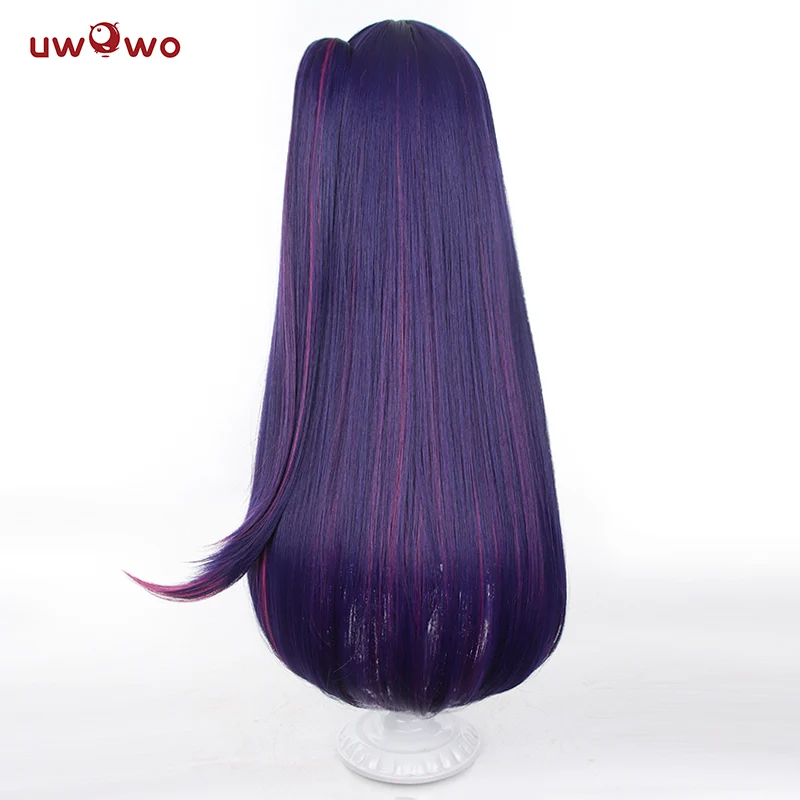 Uwowo Anime Oshi no Ko Cosplay Hoshino Ai Cosplay Wig Purple Long Hair - Image 7