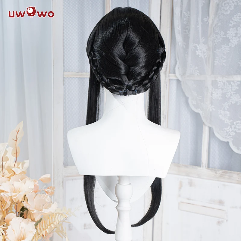 Uwowo Anime Spy x Family: Yor Forger Thorn Princess Wig Assassin Cosplay 68cm Long Black Wig - Image 3