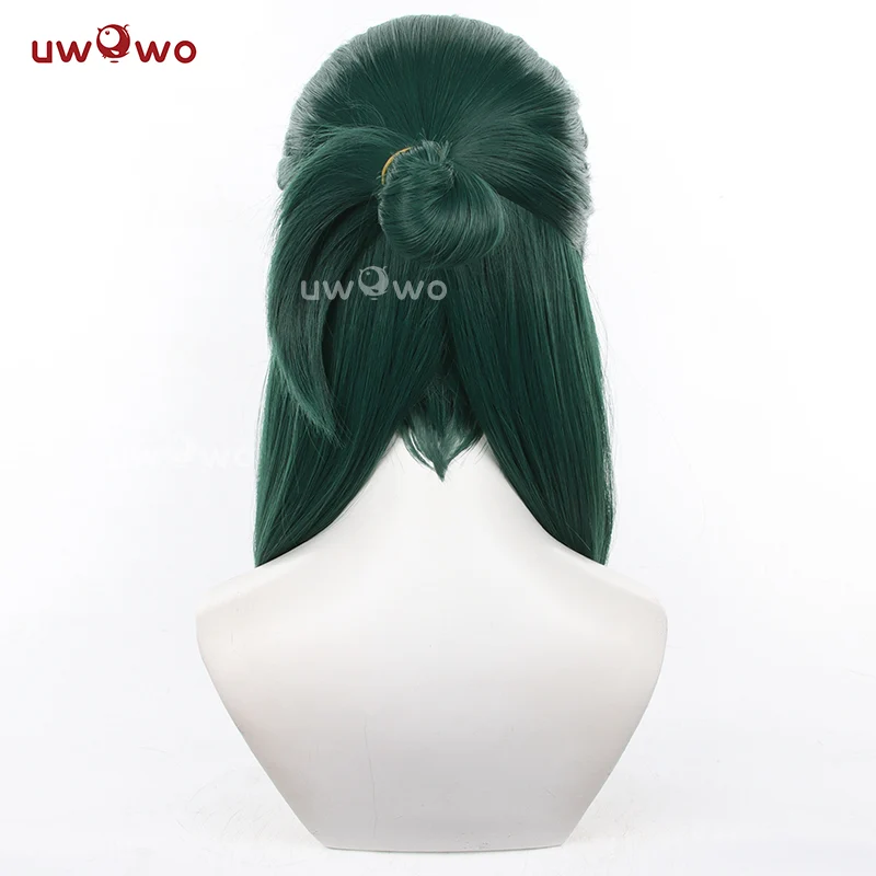 Uwowo Anime The Apothecary Diaries Maomao Cosplay Wig Long Dark Green Hair - Image 4