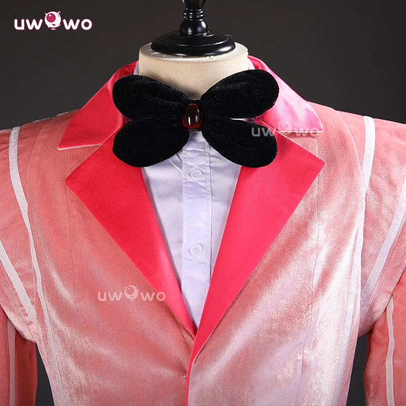 Uwowo Collab Series: Alastor Hazbin Hotel Season 2 Dress Velvet Gown Cosplay Costume S-3XL - Image 3