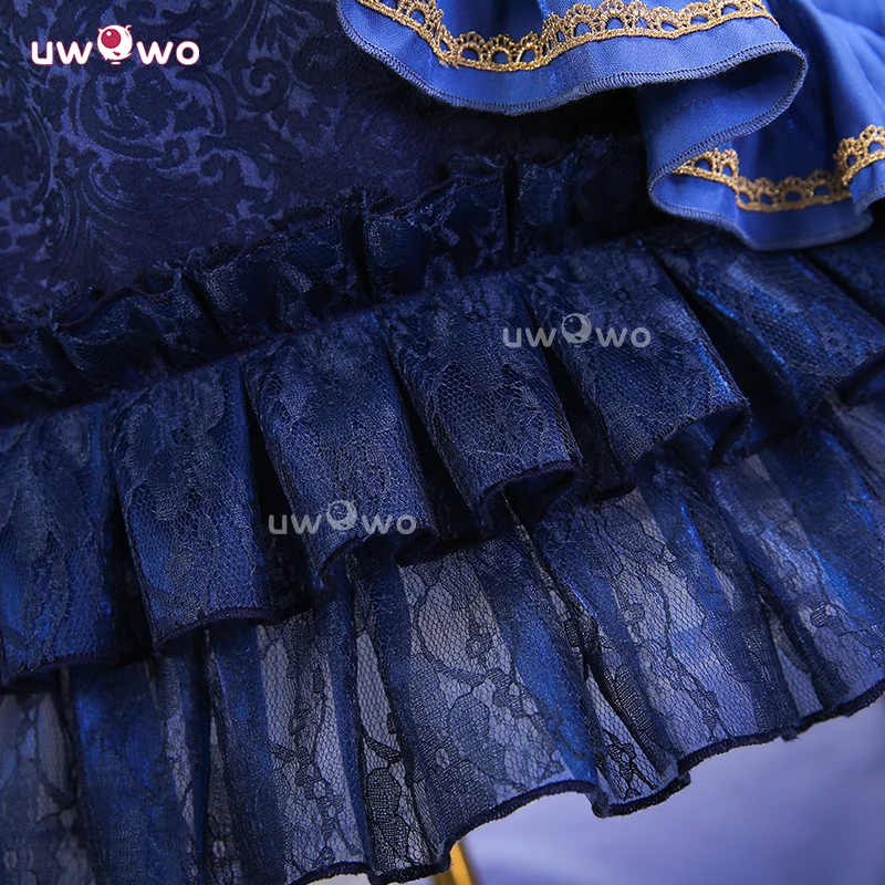 Uwowo Collab Series: Anime 86 - Eight Six Vladilena Milizé Lena Afternoon Tea Cosplay Costume S-3XL - Image 4