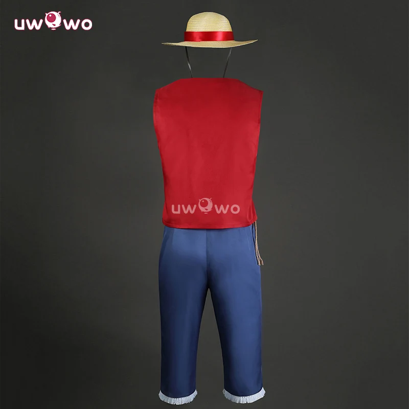 Uwowo Collab Series: Anime Cosplay Man Red Suit Costume - Image 3