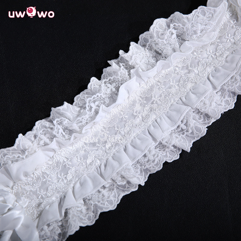 Uwowo Collab Series: Anime Inspired Gothic Princess Black White Cosplay Costume S-3XL - Image 5