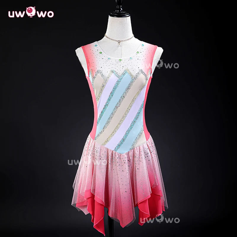 Uwowo Collab Series: Anime Medalist Inori Yuitsuka Skating Cosplay Costume