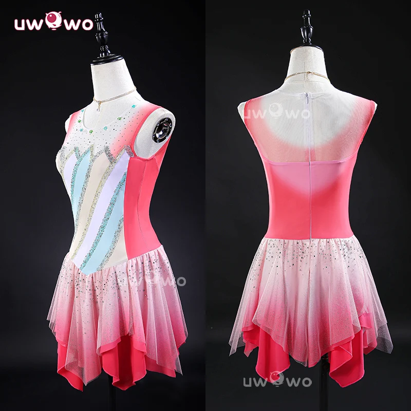 Uwowo Collab Series: Anime Medalist Inori Yuitsuka Skating Cosplay Costume - Image 2