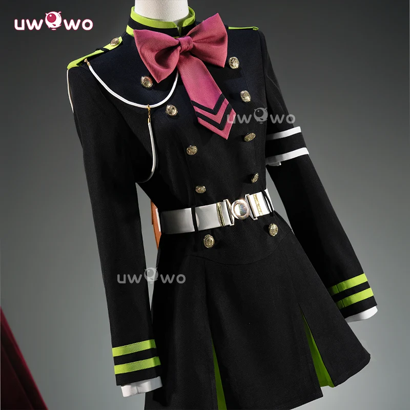 Uwowo Collab Series: Anime Shinoa Hiragi Seraph of the End Cosplay Costume S-XL - Image 2