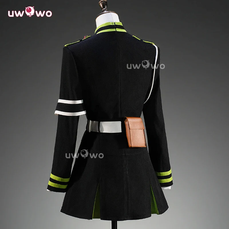 Uwowo Collab Series: Anime Shinoa Hiragi Seraph of the End Cosplay Costume S-XL - Image 3
