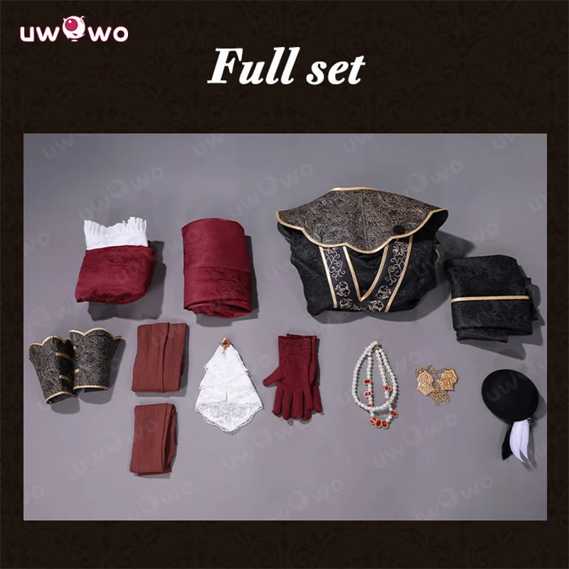 Uwowo Collab Series: Cainhurst Knight Set Bloodborne Cosplay Costume S-3XL - Image 6