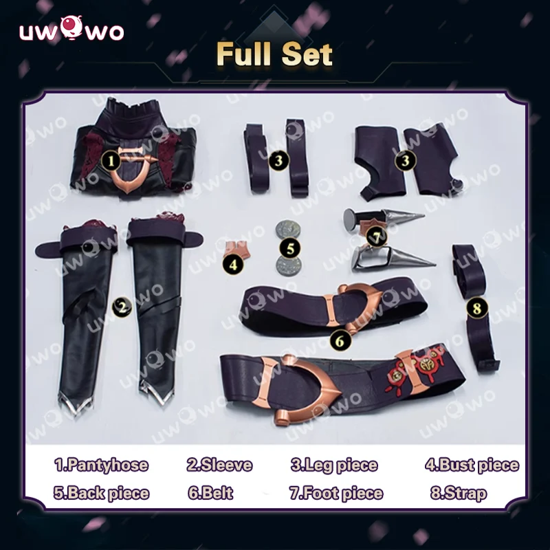 Uwowo Collab Series: Champion Restrained Hunger Cosplay Costume - Image 5