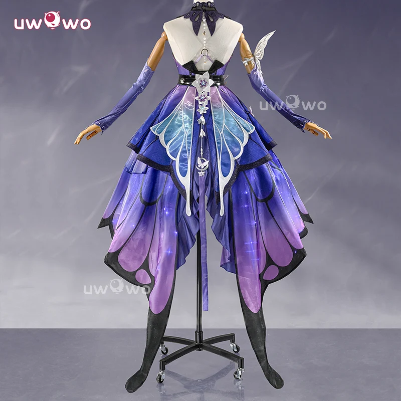Uwowo Collab Series: Deluxe Castorice Skin Gossamer Flutter Honkai Star Rail Cosplay Costume S-2XL - Image 2