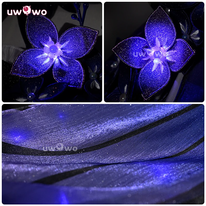 Uwowo Collab Series: Deluxe Castorice Skin Gossamer Flutter Honkai Star Rail Cosplay Costume S-2XL - Image 4