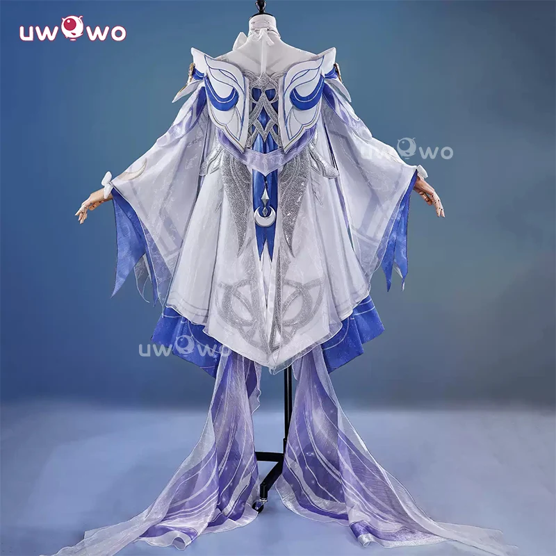 Uwowo Collab Series: Deluxe Genshin Impact Columbina 'Damselette' Nod-Krai Cosplay Costume S-XL - Image 2