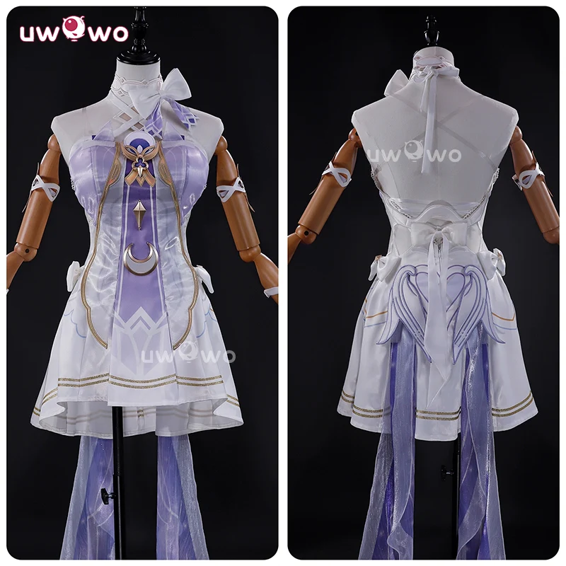 Uwowo Collab Series: Deluxe Genshin Impact Columbina 'Damselette' Nod-Krai Cosplay Costume S-XL - Image 4