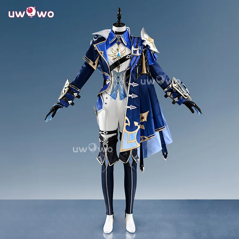 Uwowo Collab Series: Deluxe Genshin Impact Lohen Male Cosplay Costume S-2XL