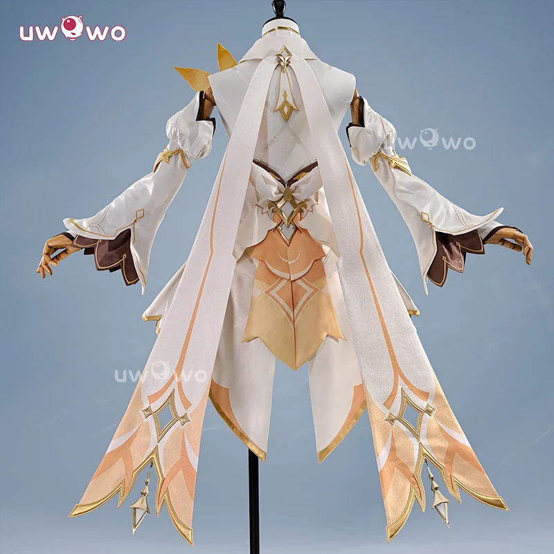 Uwowo Collab Series: Deluxe Genshin Impact Lumine Traveler Skin As Heaven and Earth Are Made Anew Cosplay Cosutme S-XL - Image 4