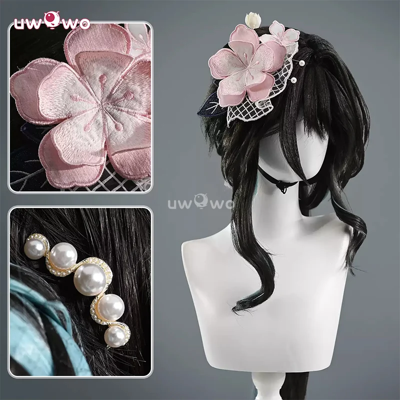 Uwowo Collab Series: Deluxe Ruan Mei Honkai Star Rail Plumblossom Letter Qipao Cosplay Costume S-2XL - Image 4