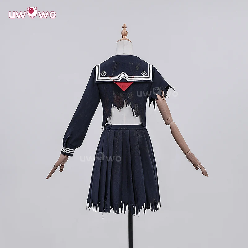 Uwowo Collab Series: DIY Blood Horror Game Fog Town Teen Girl Fox Form School Uniform Cosplay Costume XS-3XL - Image 2