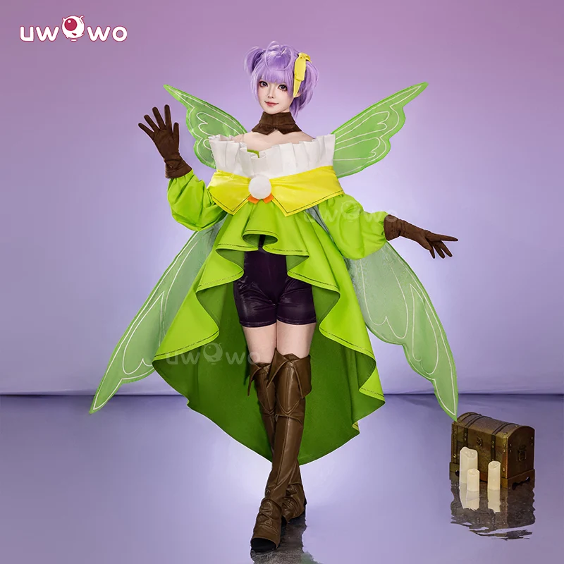 Uwowo Collab Series: Fate/Grand Order FGO Muryan Alter Ego Kazuradrop Fairy Cosplay Costume XS-XL