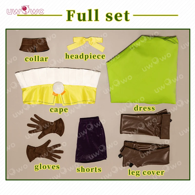 Uwowo Collab Series: Fate/Grand Order FGO Muryan Alter Ego Kazuradrop Fairy Cosplay Costume XS-XL - Image 5