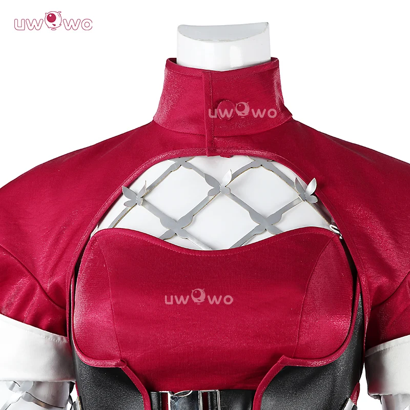 Uwowo Collab Series: Game Cosplay Women Bodysuit Red Skin Costume - Image 5
