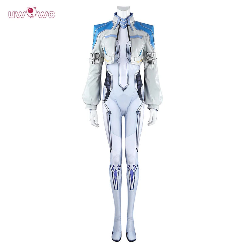 Uwowo Collab Series: Game Cosplay Women Bodysuit Whikte Skin Costume / Dagger Cosplay Costume Strategist - Image 2