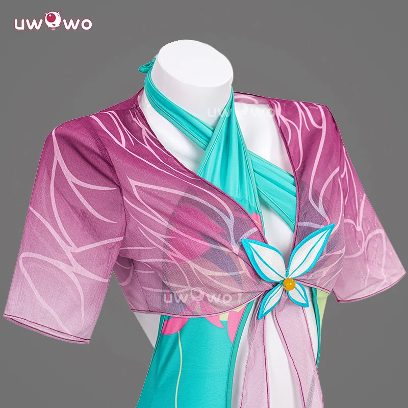 Uwowo Collab Series: Game Cosplay Women Butterfly Swimsuit Costume - Image 4